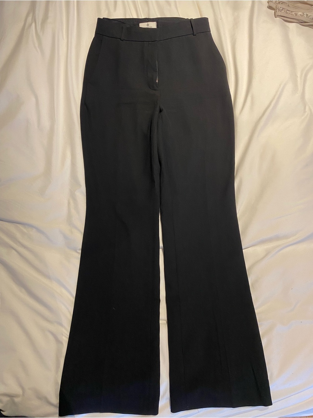 Babaton Black Tailored Flare Pants